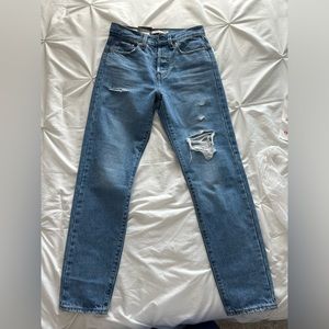 Levis wedgie icon fit ankle womens jeans